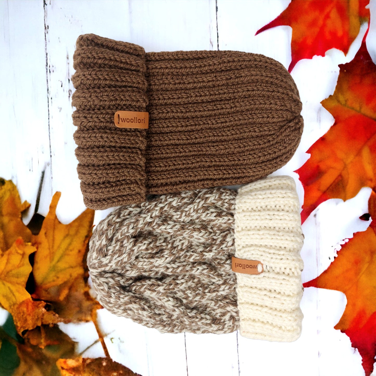 Earth Waves Brown and White