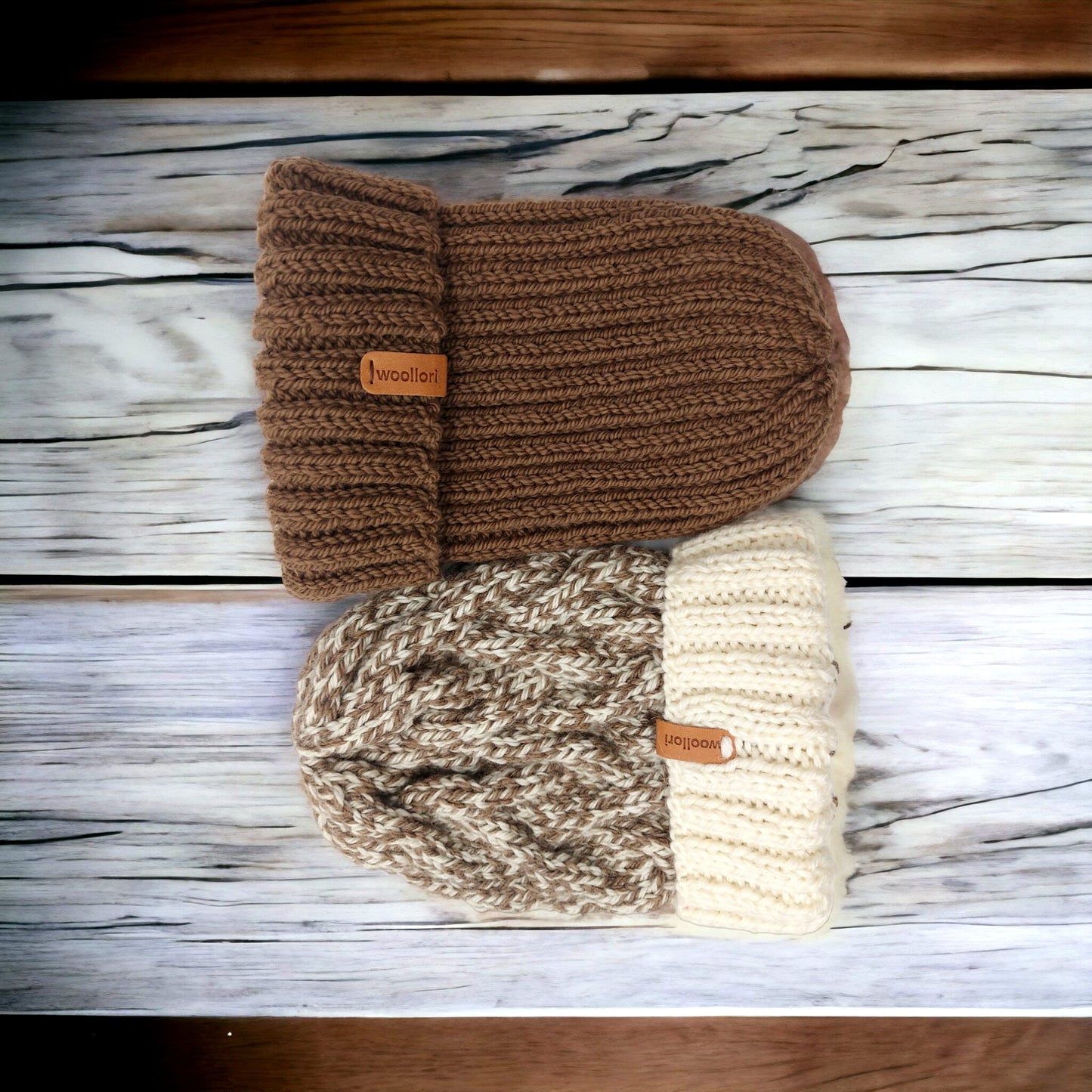 Earth Waves Brown and White