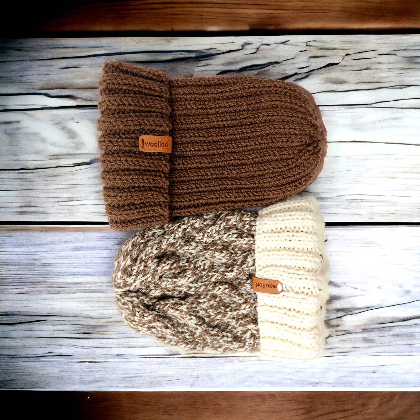 Earth Waves Brown and White