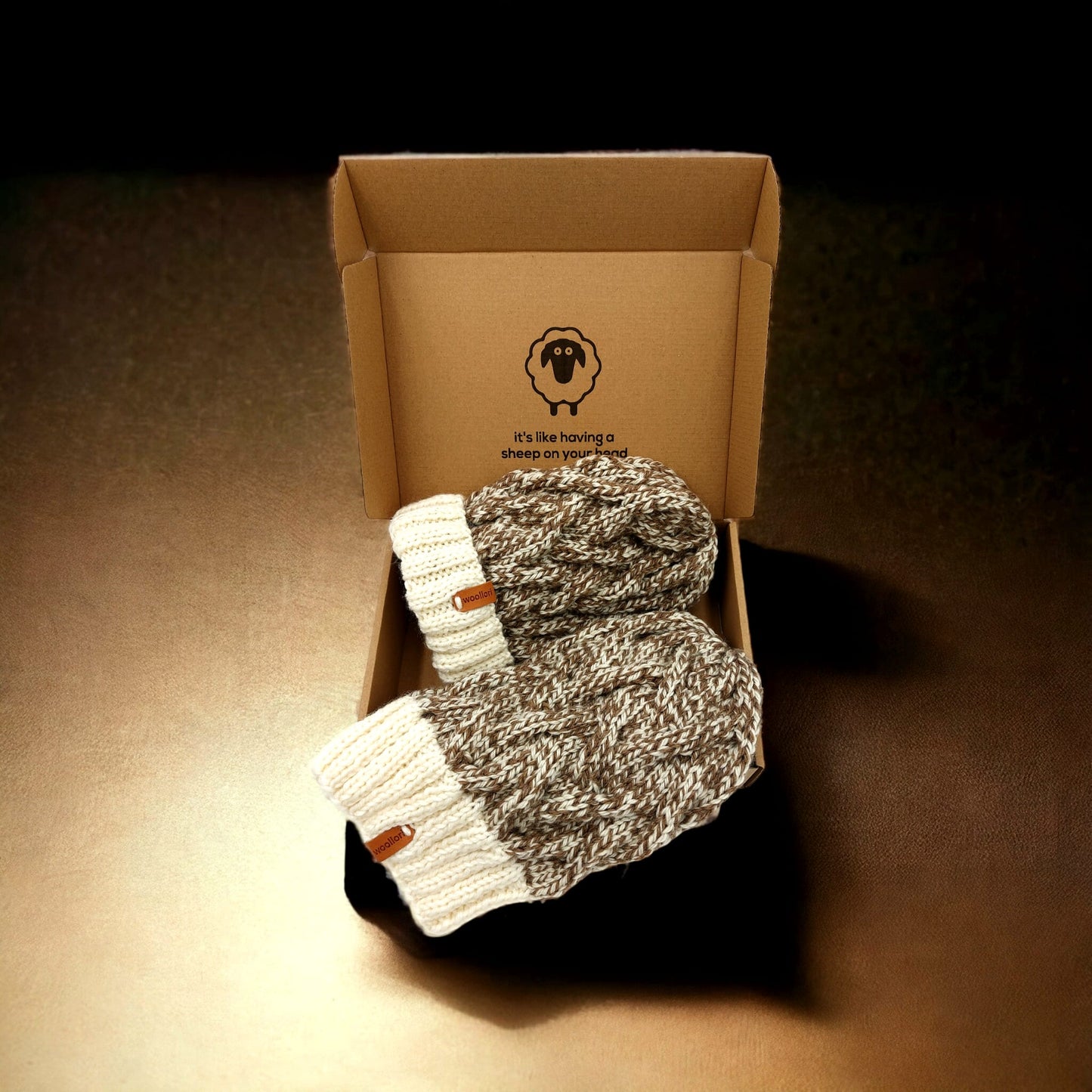 Earth Waves Brown and White