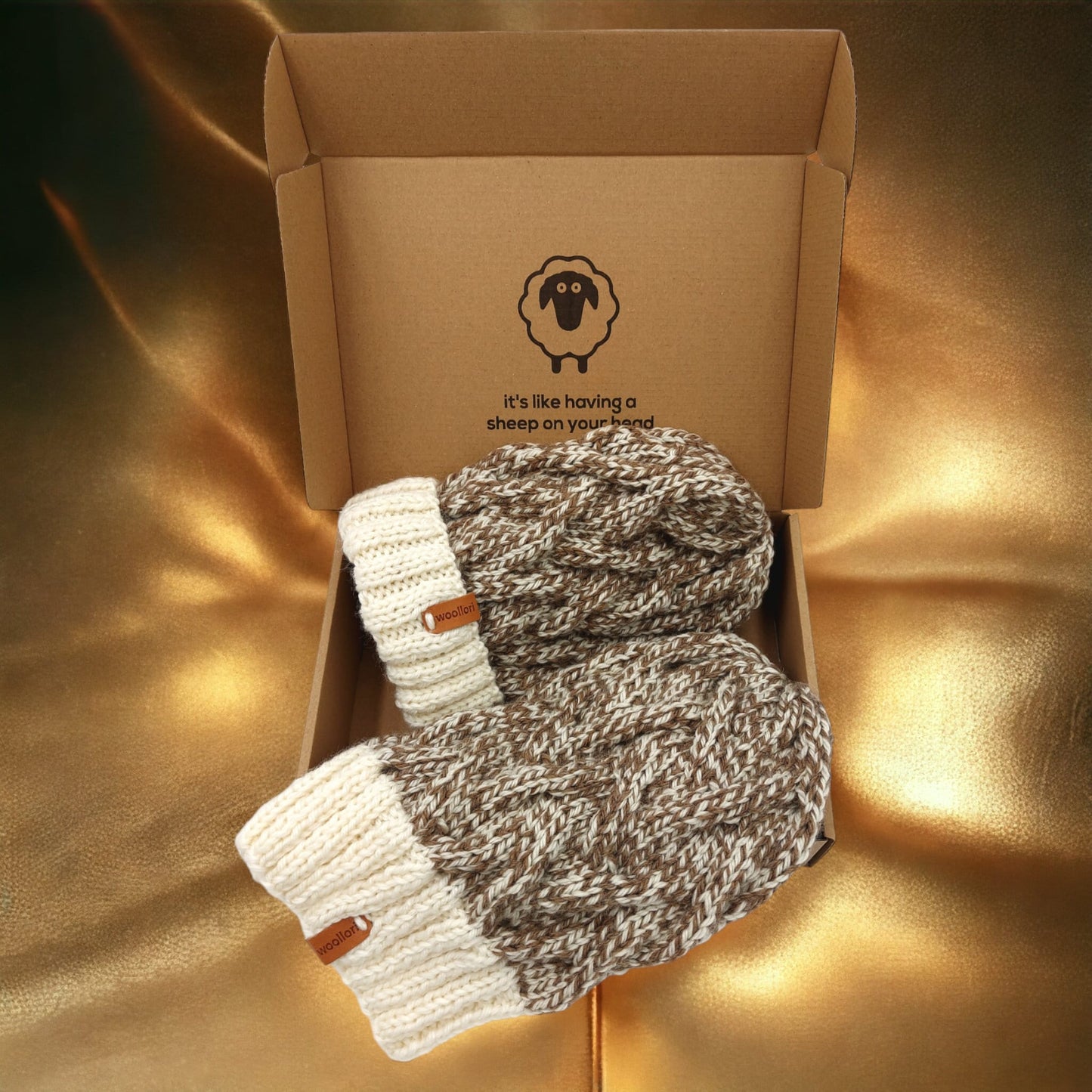 Earth Waves Brown and White